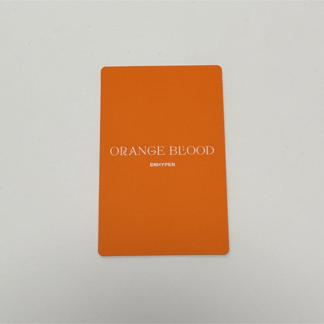 ENHYPEN(エンハイプン)のENHYPEN ORANGE BLOOD ENGENE ソヌ トレカ エンタメ/ホビーのCD(K-POP/アジア)の商品写真