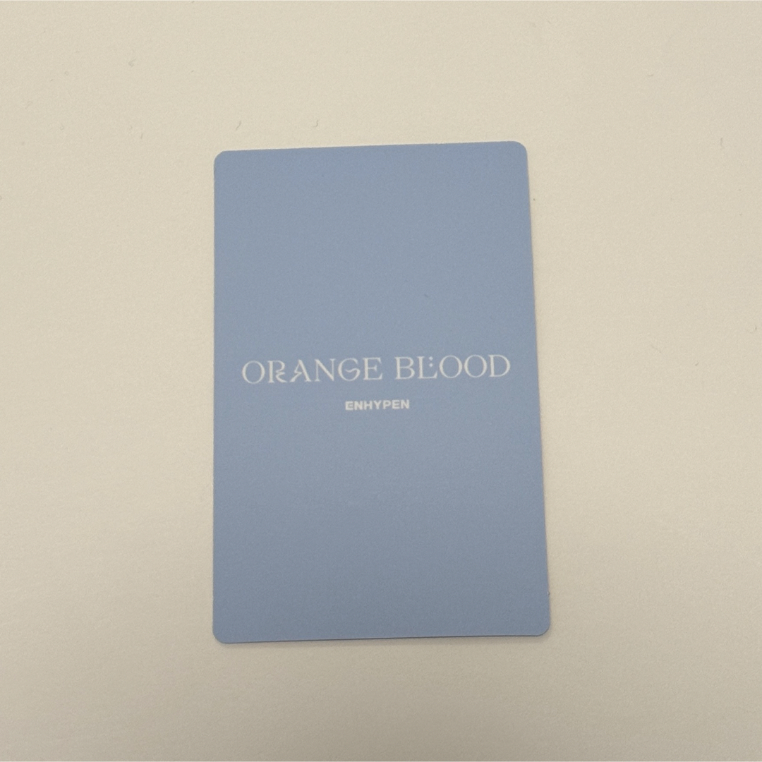 ENHYPEN(エンハイプン)のENHYPEN ORANGE BLOOD ENGENE ソヌ トレカ  エンタメ/ホビーのCD(K-POP/アジア)の商品写真