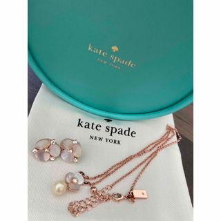 ケイトスペードニューヨーク(kate spade new york)のケイト・スペード　ネックレス　ピアス(ネックレス)