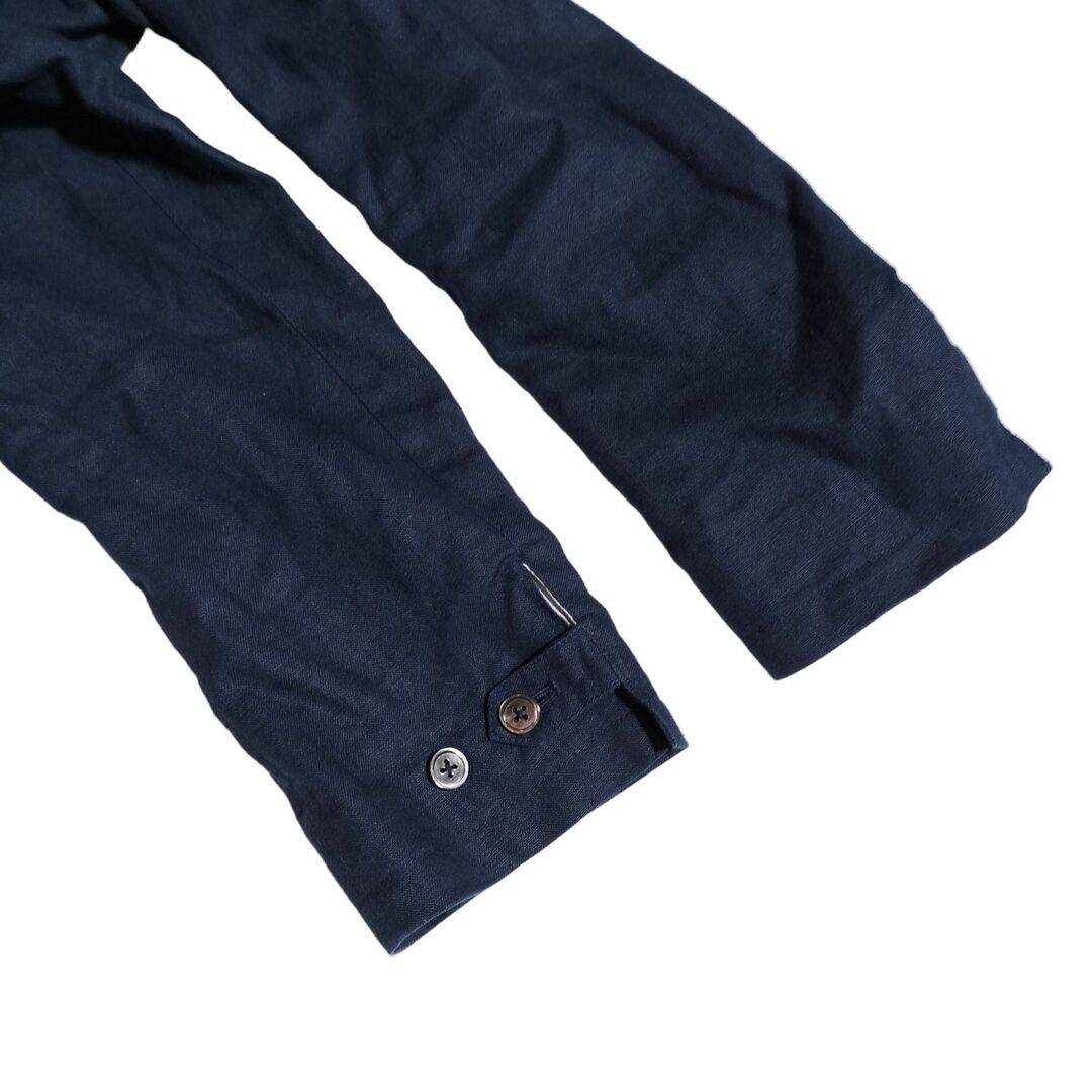 NEWYORKER(ニューヨーカー)のニューヨーカー　メンズ　古着　麻素材　トレンチコート　46サイズ メンズのジャケット/アウター(トレンチコート)の商品写真
