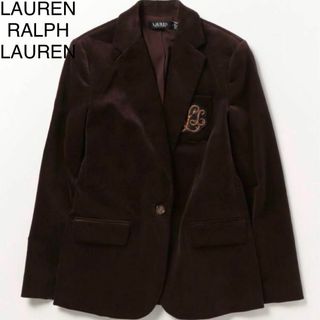 ポロラルフローレン(POLO RALPH LAUREN)の【ローレンラルフローレン】テーラードジャケット コーデュロイ エンブレム XL(テーラードジャケット)