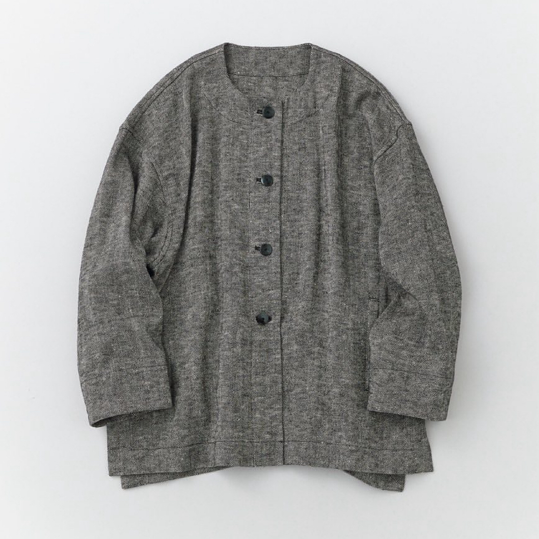 ARTS&SCIENCE(アーツアンドサイエンス)の23SS＊A&S / Bulky sleeve no collar jacket レディースのジャケット/アウター(ノーカラージャケット)の商品写真