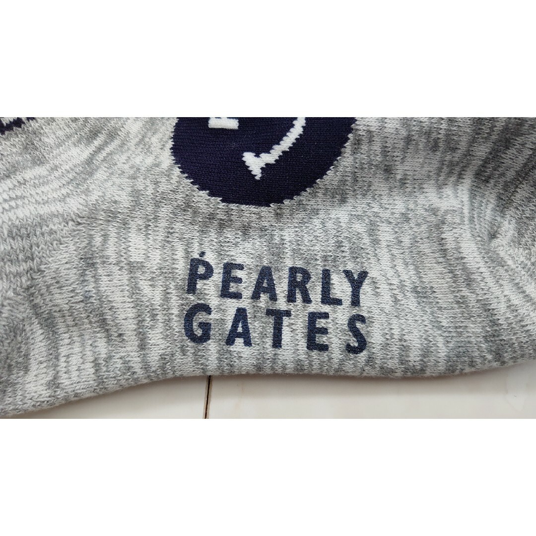 PEARLY GATES(パーリーゲイツ)のリエママ様専用です！　パーリーゲイツ　ソックス　ボンボン付き　未使用 スポーツ/アウトドアのゴルフ(ウエア)の商品写真