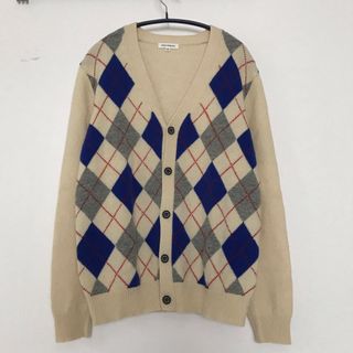 アーバンリサーチ(URBAN RESEARCH)の【URBAN RESEARCH】Ｖネックカーディガン　アーガイル　40サイズ(カーディガン)