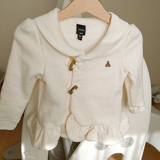 ベビーギャップ(babyGAP)のbabyGAP　ベビー　カーディガン　羽織り　スウェット ブラナンベア　90(カーディガン)