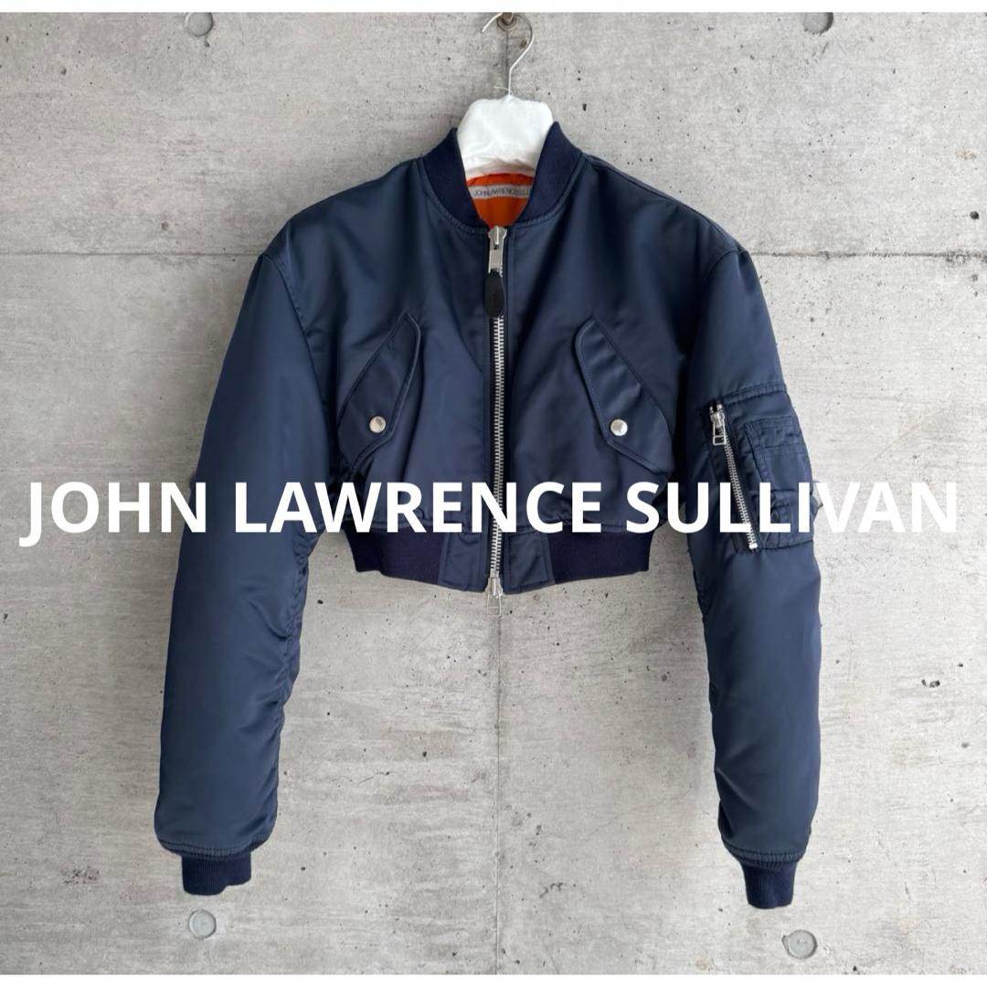 JOHN LAWRENCE SULLIVAN(ジョンローレンスサリバン)のジョンローレンスサリバン23ss MA-1 ボンバージャケット ネイビー レディースのジャケット/アウター(ブルゾン)の商品写真