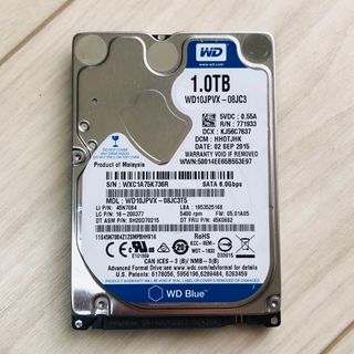 ウェスタンデジタル(Western Digital)の中古2.5インチ　sata HDD 1TB(PCパーツ)