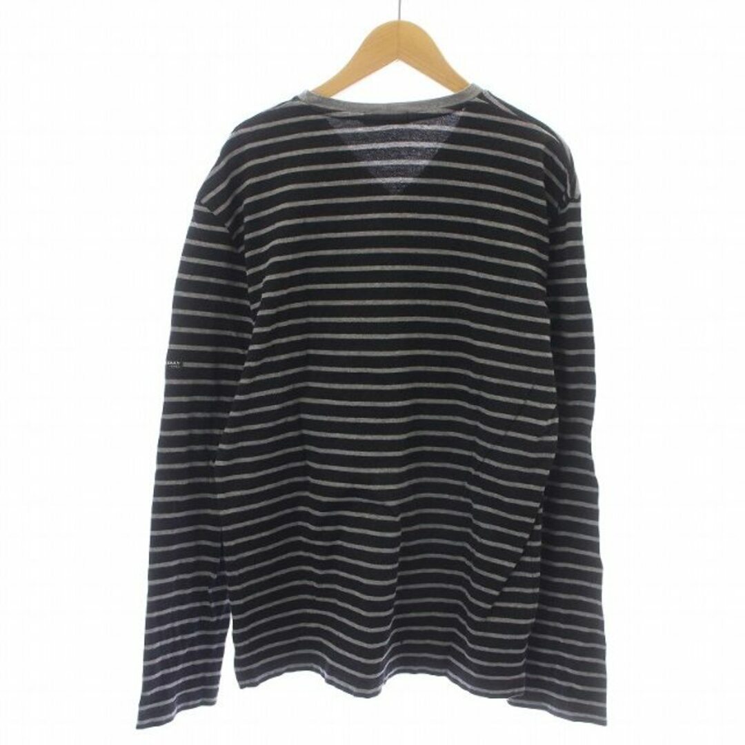 BURBERRY BLACK LABEL(バーバリーブラックレーベル)のBURBERRY BLACK LABEL Tシャツ カットソー 長袖 3 L 黒 メンズのトップス(Tシャツ/カットソー(七分/長袖))の商品写真