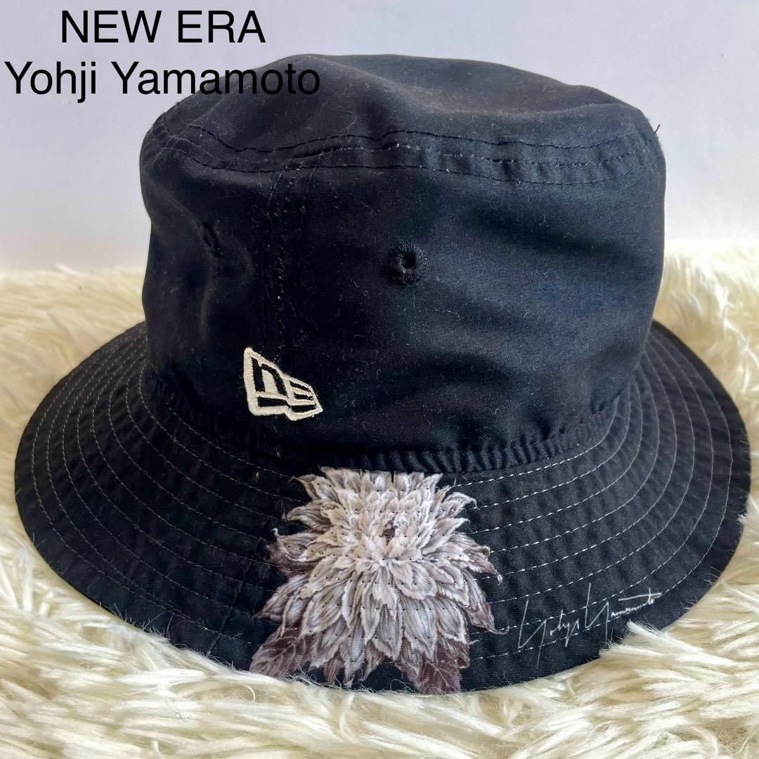 NEW ERA(ニューエラー)の【NEWERA Yohji Yamamoto】バケットハット 黒 メンズの帽子(ハット)の商品写真