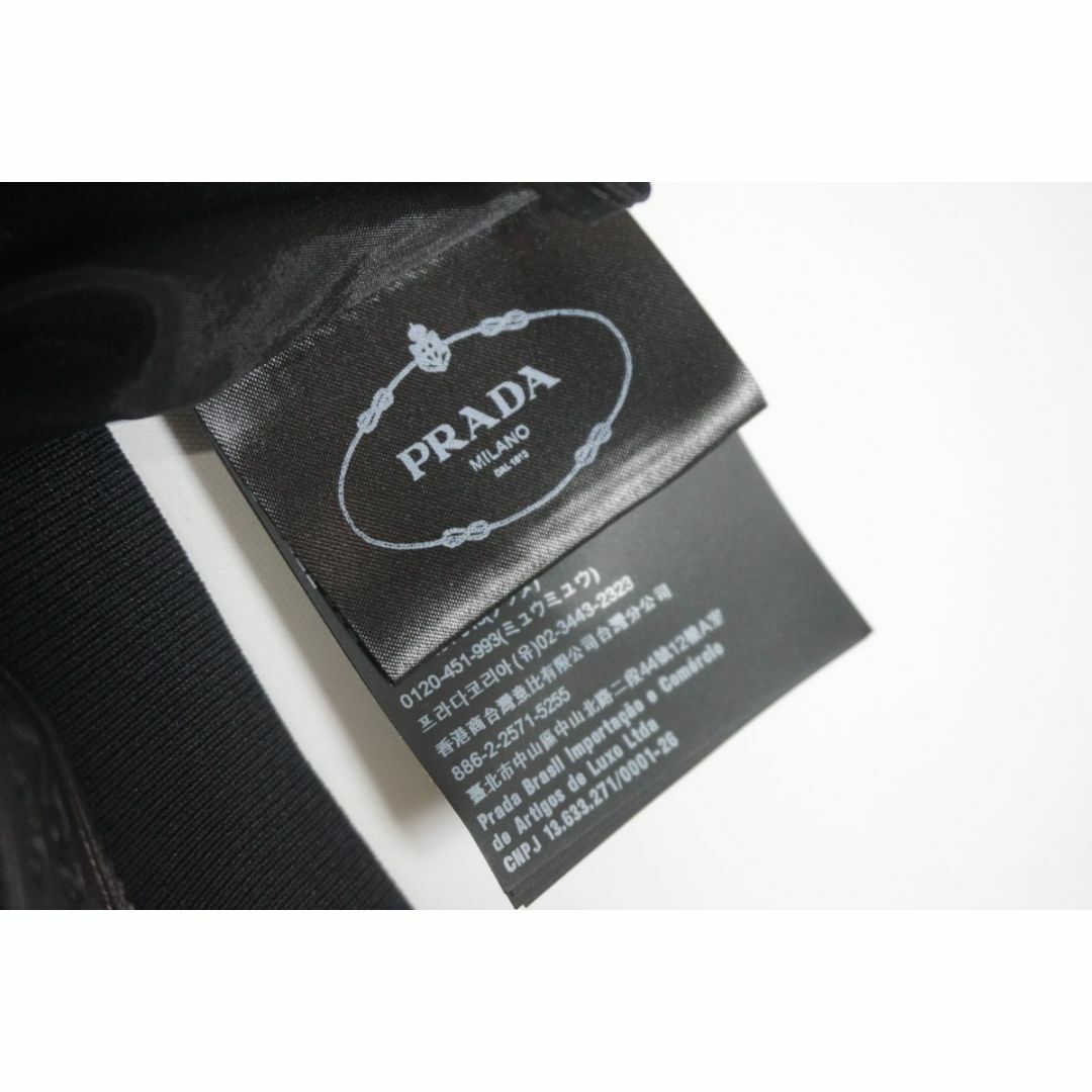 PRADA(プラダ)の極美品 正規19AW PRADA プラダ レザー ミニ スカート 黒1226N▲ レディースのスカート(ミニスカート)の商品写真