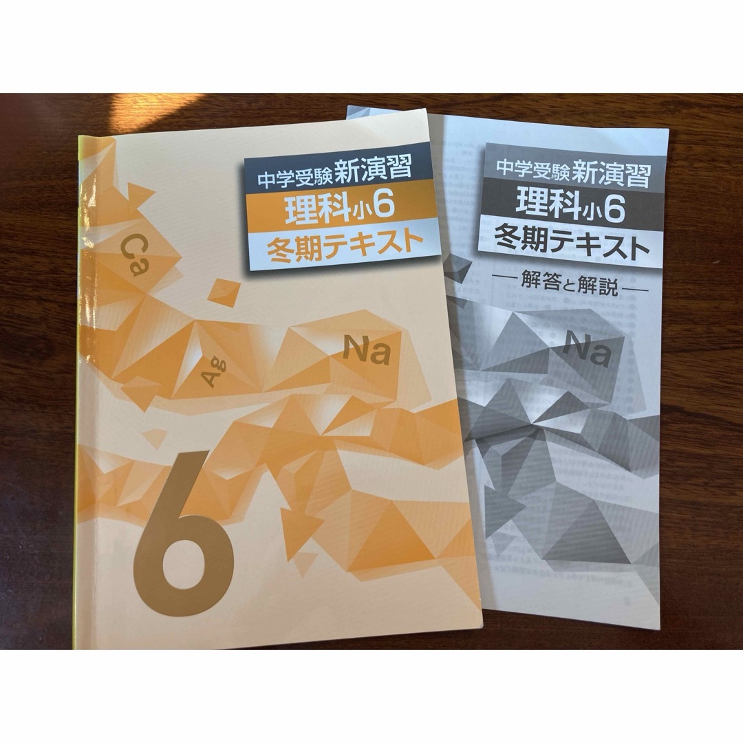 中学受験 新演習 算数／国語／理科 小6 冬期テキスト エンタメ/ホビーの本(語学/参考書)の商品写真