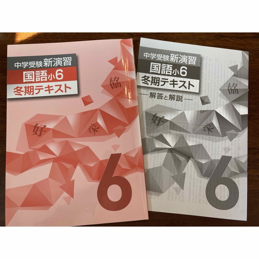 中学受験 新演習 算数／国語／理科 小6 冬期テキスト エンタメ/ホビーの本(語学/参考書)の商品写真