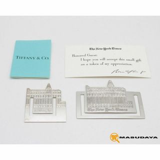 ティファニー(Tiffany & Co.)のティファニー ブックマーク ニューヨークタイムズ2枚セットSV925【美品】(その他)