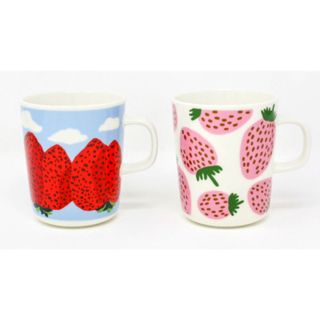 マリメッコ(marimekko)のマリメッコ　marimekko マンシッカ　ヴォレット　マグカップ　2個セット(グラス/カップ)