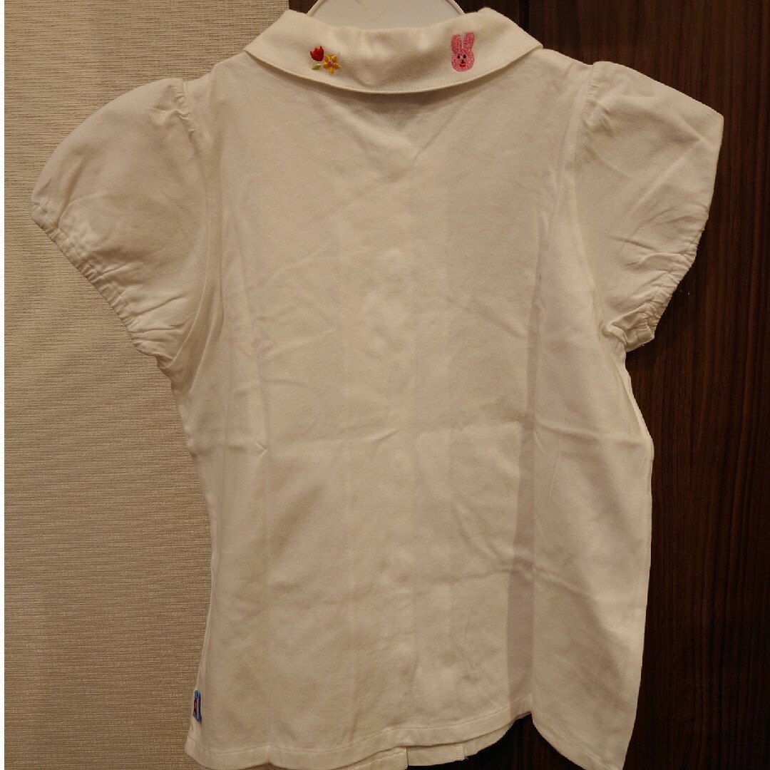 mikihouse(ミキハウス)のMIKI HOUSE　半袖シャツ キッズ/ベビー/マタニティのキッズ服女の子用(90cm~)(Tシャツ/カットソー)の商品写真