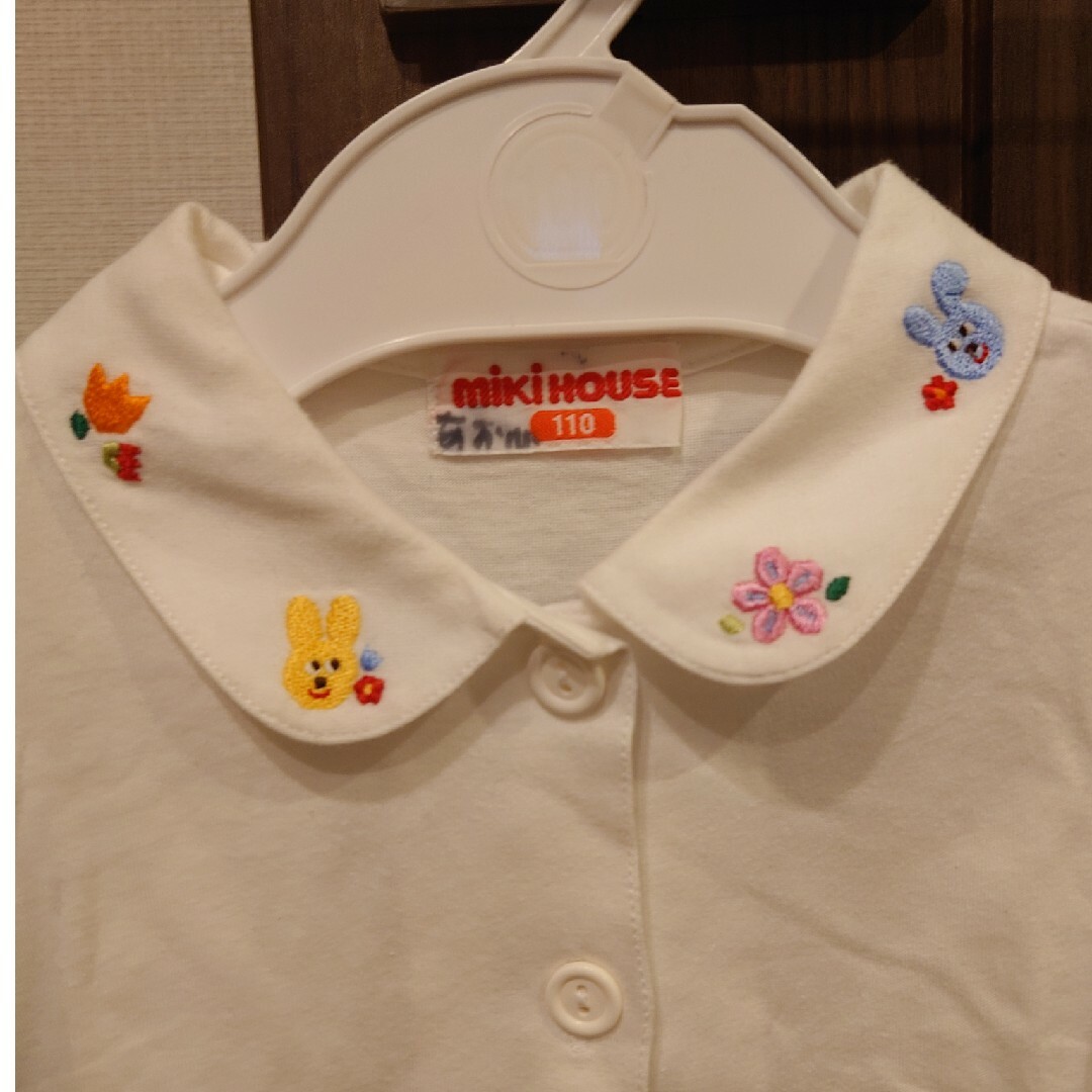 mikihouse(ミキハウス)のMIKI HOUSE　半袖シャツ キッズ/ベビー/マタニティのキッズ服女の子用(90cm~)(Tシャツ/カットソー)の商品写真