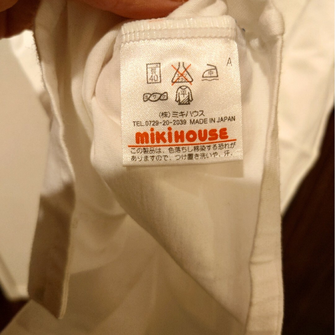 mikihouse(ミキハウス)のMIKI HOUSE　半袖シャツ キッズ/ベビー/マタニティのキッズ服女の子用(90cm~)(Tシャツ/カットソー)の商品写真