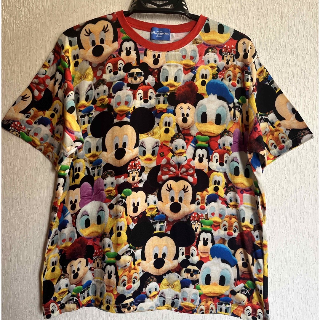 Disney(ディズニー)のディズニー　Tシャツ　可愛い　L  レディースのトップス(Tシャツ(半袖/袖なし))の商品写真