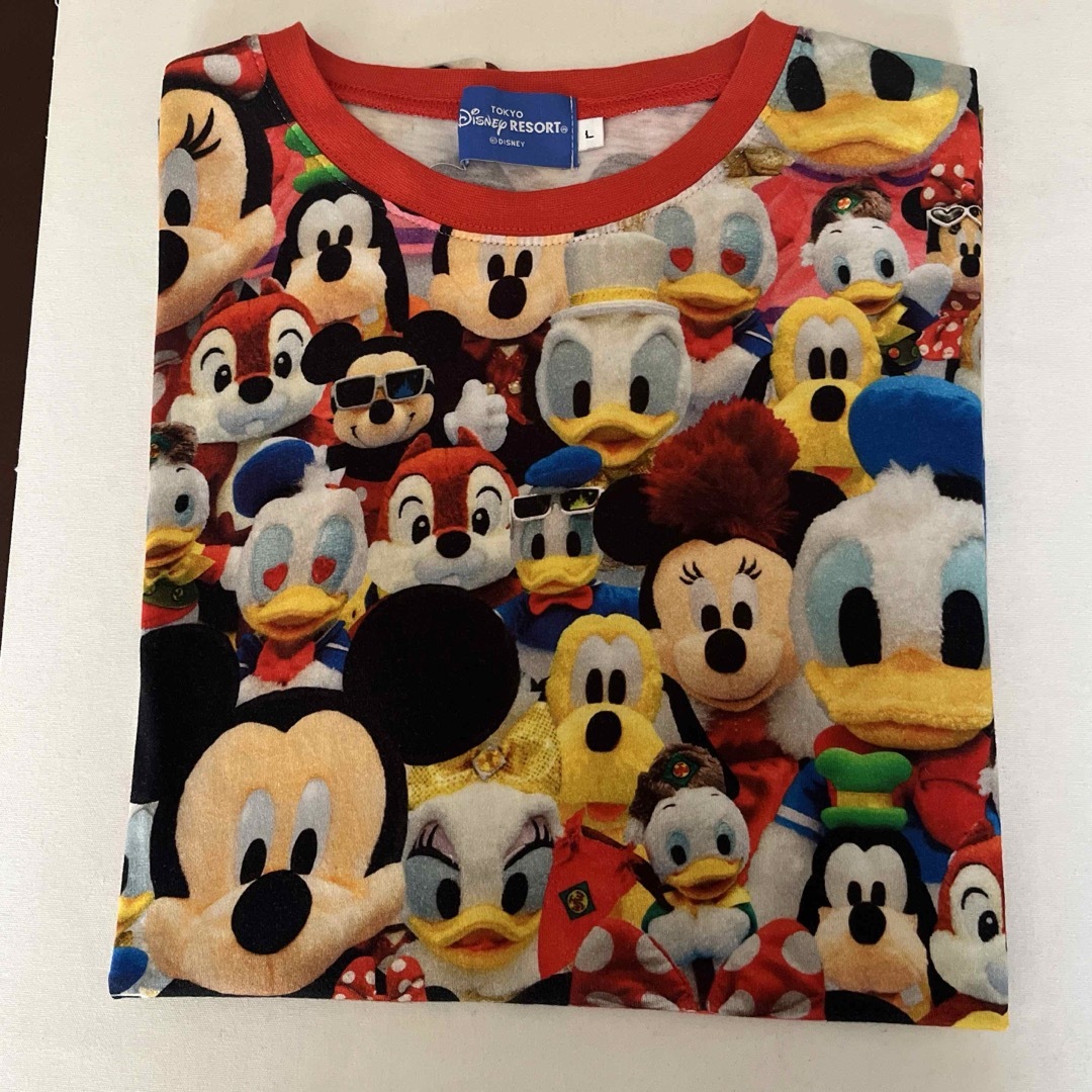 Disney(ディズニー)のディズニー　Tシャツ　可愛い　L  レディースのトップス(Tシャツ(半袖/袖なし))の商品写真