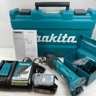 マキタ(Makita)のκκMAKITA マキタ マルチツール  充電器・充電池1個・ケース付 コードレス式 18v TM51D ブルー(その他)
