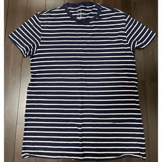 ギャップ(GAP)のGAP ボーダーTシャツ(紺x白) Sサイズ(Tシャツ/カットソー(半袖/袖なし))