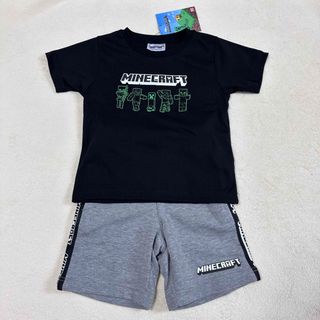 マインクラフト(Minecraft)の★ 新品　MAINCRAFT セットアップ　110 マイクラ　★(Tシャツ/カットソー)