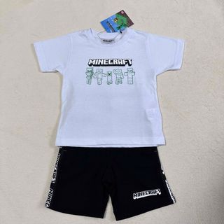 マインクラフト(Minecraft)の★ 新品　MAINCRAFT セットアップ　110 マイクラ　★(Tシャツ/カットソー)