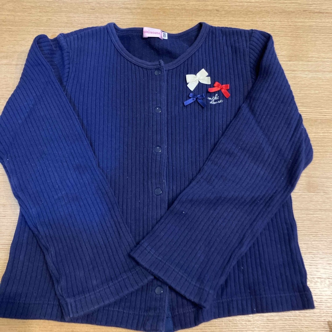 mikihouse(ミキハウス)のミキハウス　カーディガン キッズ/ベビー/マタニティのキッズ服女の子用(90cm~)(カーディガン)の商品写真