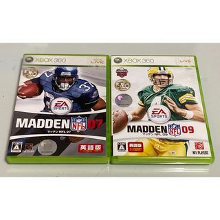 エックスボックス360(Xbox360)の【Xbox360ソフト】マッデンNFL 07・09 (英語版)(家庭用ゲームソフト)