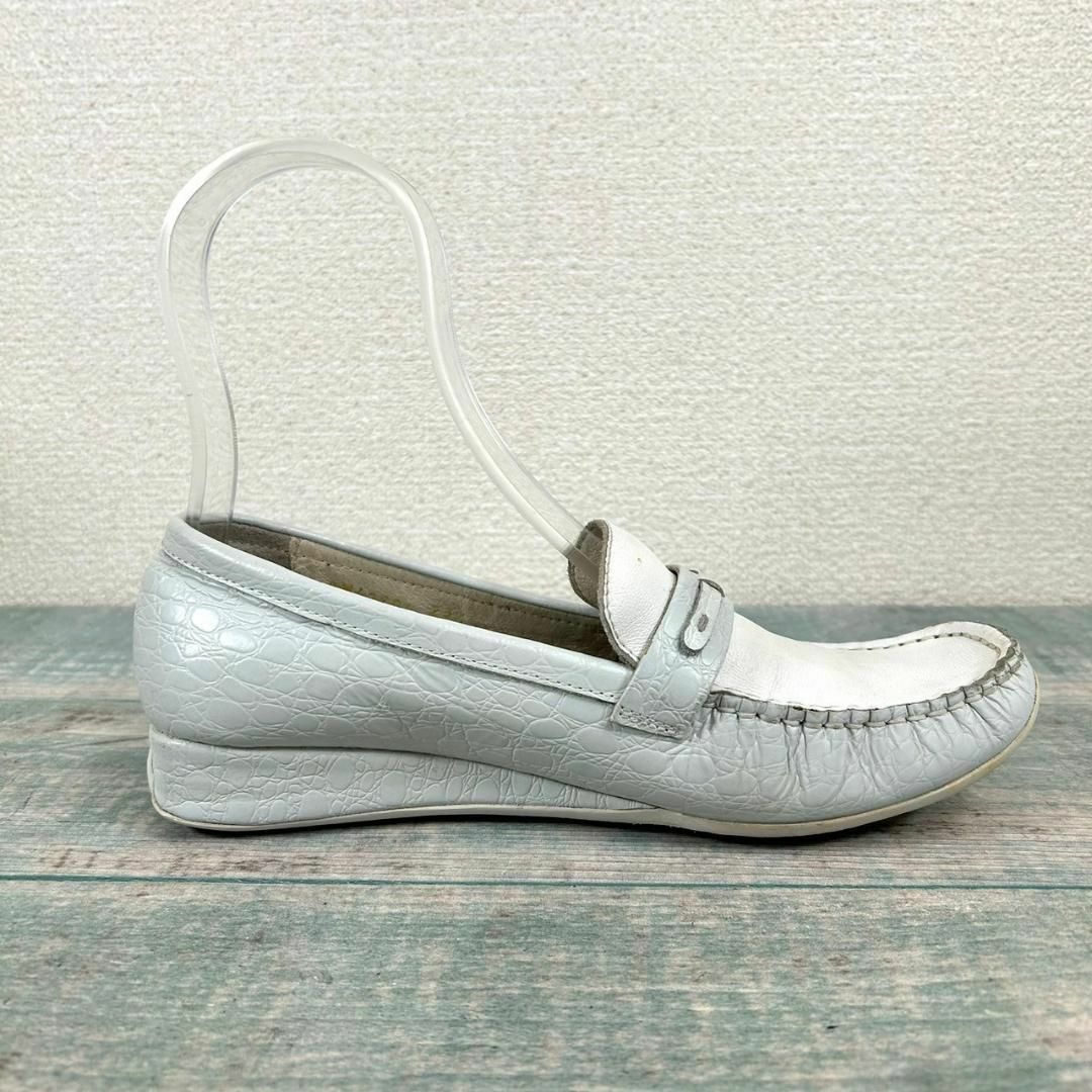 DIANA(ダイアナ)のDIANA  レザー ビット ローファー 23.5cm クロコ レディースの靴/シューズ(ハイヒール/パンプス)の商品写真