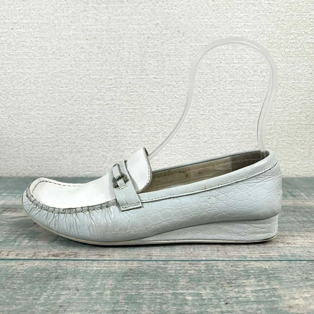 DIANA(ダイアナ)のDIANA  レザー ビット ローファー 23.5cm クロコ レディースの靴/シューズ(ハイヒール/パンプス)の商品写真