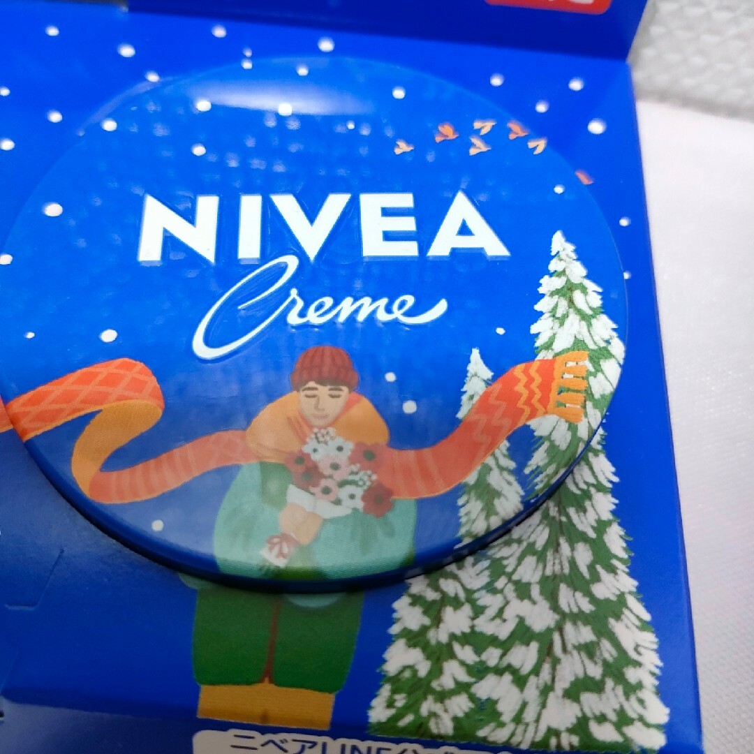 ニベア(ニベア)の新品 NIVEA CLEAM ニベア クリーム 大缶 中缶 ペア缶 デザイン コスメ/美容のボディケア(ボディクリーム)の商品写真