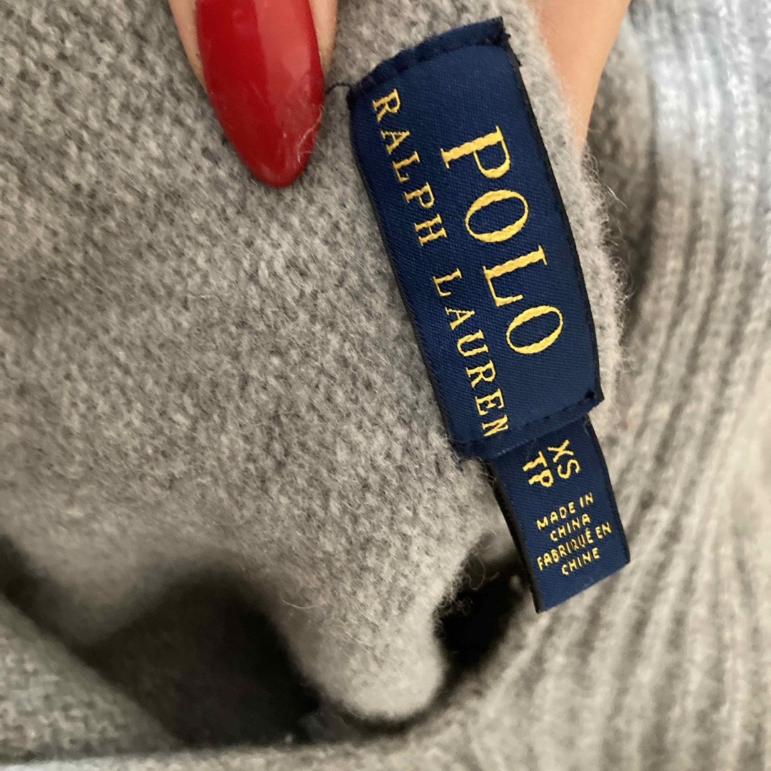 Polo Ralph Laurenグレーハイネックニットxs メンズのトップス(ニット/セーター)の商品写真