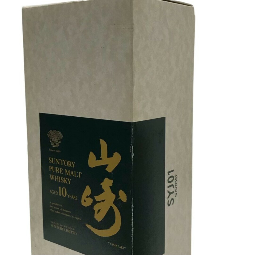 サントリー(サントリー)のサントリー ウイスキー 山崎10年 ピュアモルト グリーンラベル 700ml 40％ 箱付 熟成感のある、力強いコク。 【未開栓品】 22402K563 食品/飲料/酒の酒(ウイスキー)の商品写真