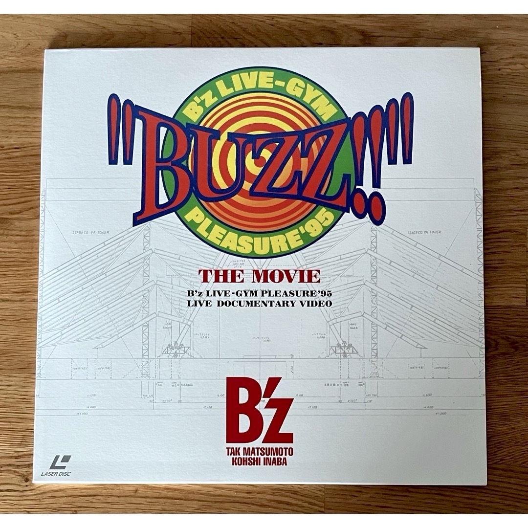 レーザーディスク　B'z LIVE-GYM "buzz" エンタメ/ホビーのDVD/ブルーレイ(ミュージック)の商品写真