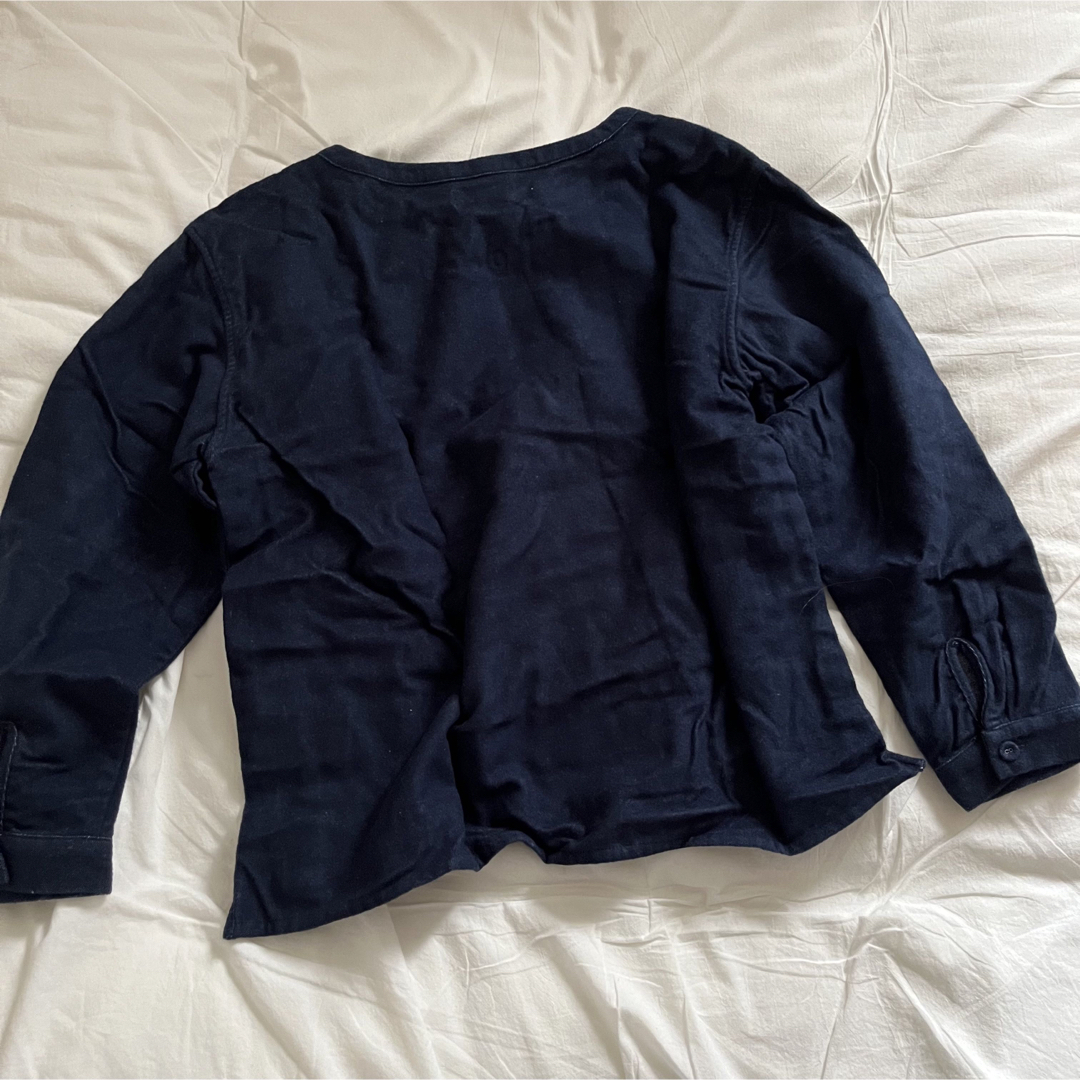 BEAMS BOY(ビームスボーイ)のBEAMS BOY トップス　ネイビー レディースのトップス(シャツ/ブラウス(長袖/七分))の商品写真