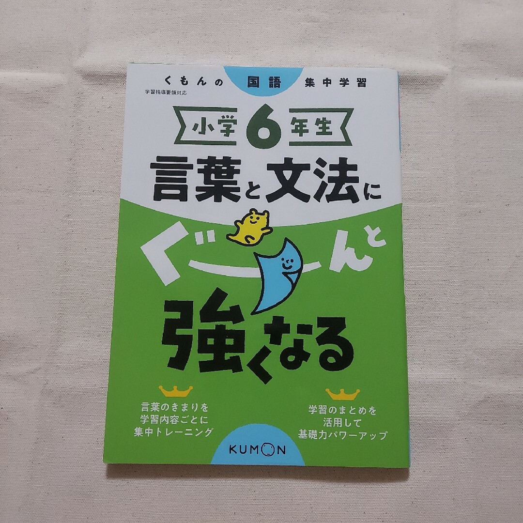 【2冊セット】小6 ぐーんと強くなる(漢字・言葉と文法) エンタメ/ホビーの本(語学/参考書)の商品写真