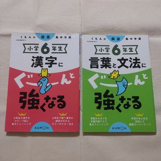 【2冊セット】小6 ぐーんと強くなる(漢字・言葉と文法)(語学/参考書)