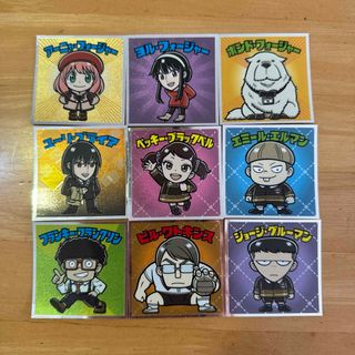 スパイファミリーマンチョコ　9枚セット(キャラクターグッズ)