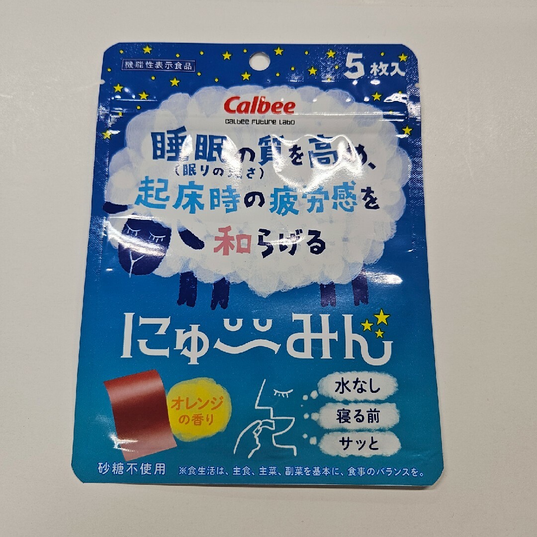 カルビー(カルビー)のCalbee にゅーみん 機能性表示食品(5枚入) 食品/飲料/酒の健康食品(その他)の商品写真