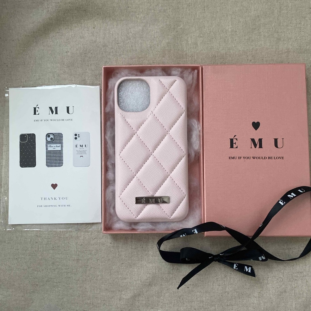 EMU(エミュー)のEMU iPhone13ケース ピンク スマホ/家電/カメラのスマホアクセサリー(iPhoneケース)の商品写真