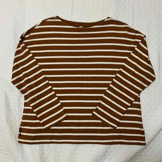 ユニクロ(UNIQLO)のUNIQLO ボーダーTシャツ(Tシャツ/カットソー(七分/長袖))