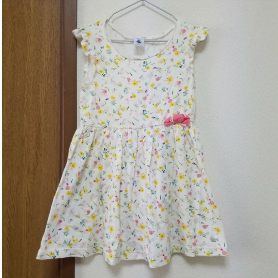 PETIT BATEAU(プチバトー)のプチバトー コットンワンピース 6ans/116cm キッズ/ベビー/マタニティのキッズ服女の子用(90cm~)(ワンピース)の商品写真