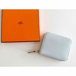 エルメス(Hermes)のエルメス☆HERMES シルクインコンパクト　ブルーブリュム　シルクイン　財布　(財布)