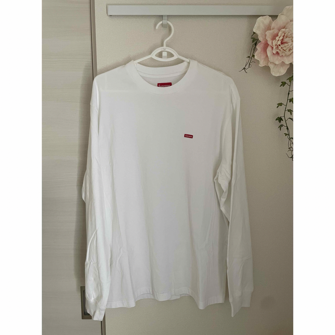 Supreme small box L/S tee 白 M Supreme small box L/S tee 白 M