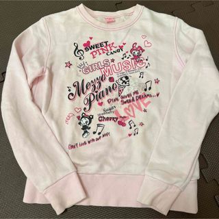 メゾピアノ(mezzo piano)のレア　メゾピアノ　ベリエちゃん　L 150cm トレーナー　トップス(Tシャツ/カットソー)