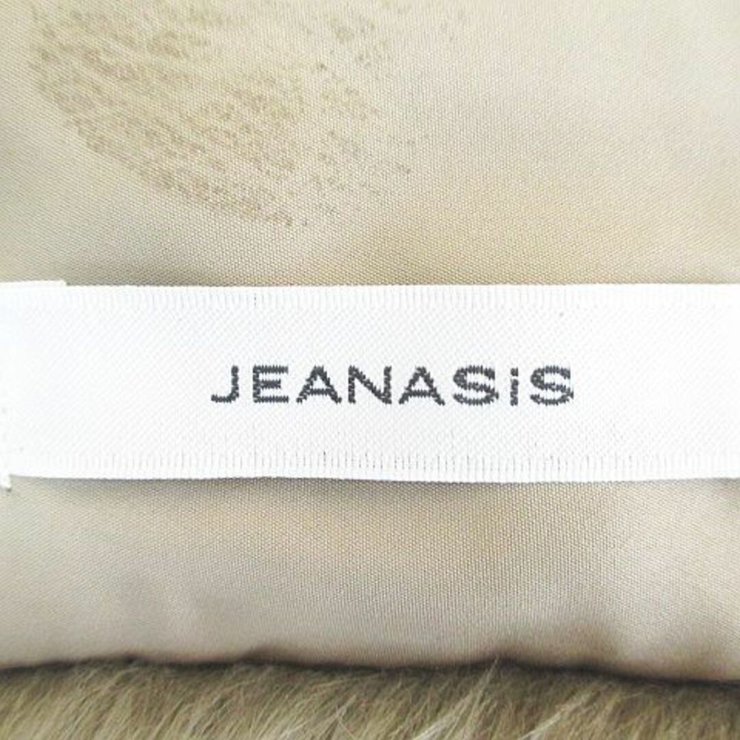 JEANASIS(ジーナシス)のジーナシス JEANASIS マフラー ティペット ファー 灰系 グレー 裏地 レディースのファッション小物(マフラー/ショール)の商品写真
