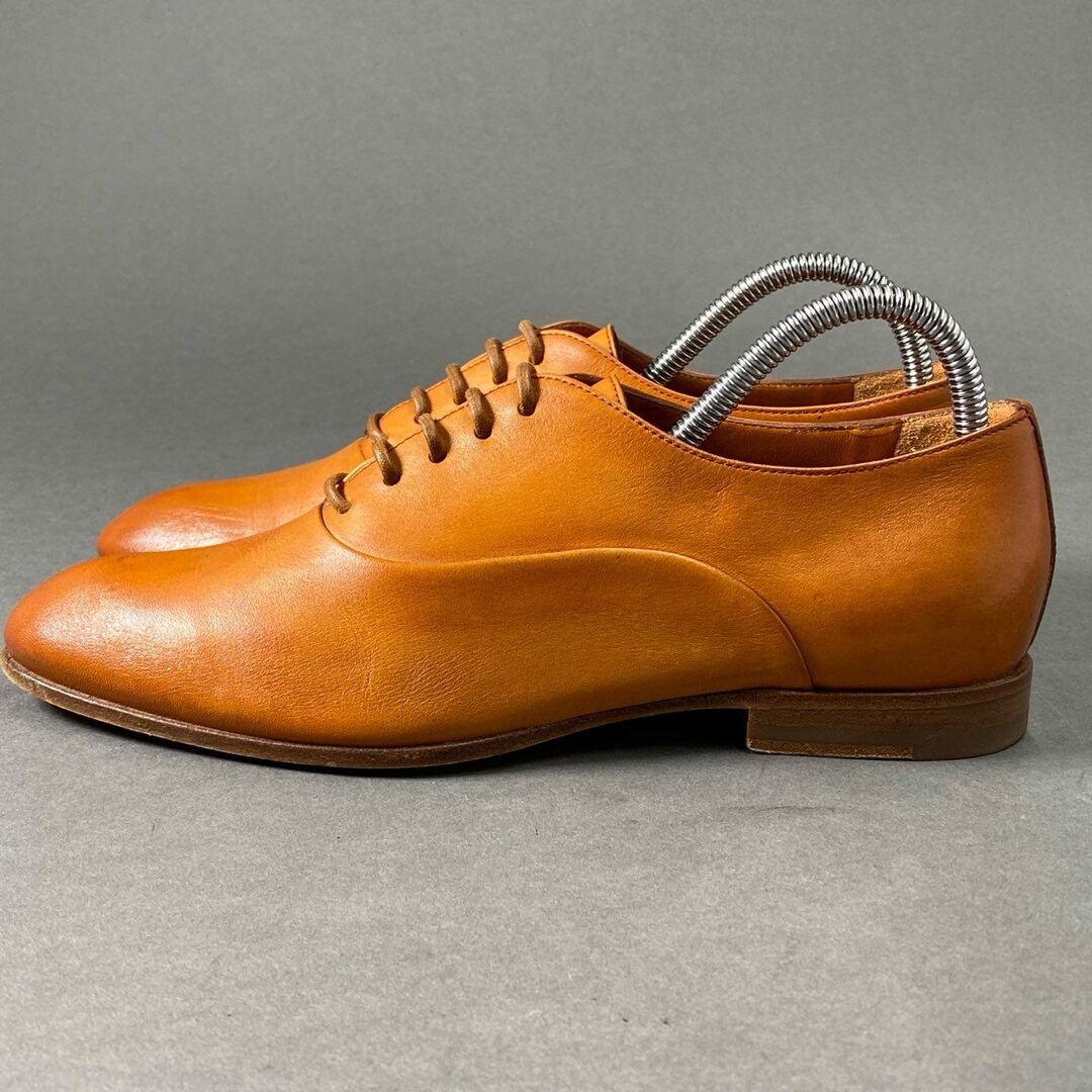 Santoni(サントーニ)の1c3 Santoni サントーニ レザー レースアップ ドレスシューズ 36 1/2 キャメル イタリア製 革靴 ビジネス レディースの靴/シューズ(ローファー/革靴)の商品写真