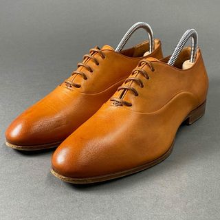 Santoni - 1c3 Santoni サントーニ レザー レースアップ ドレスシューズ 36 1/2 キャメル イタリア製 革靴 ビジネス