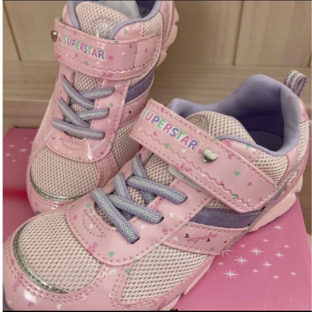 SUPERSTAR(スーパースター)のムーンスター スーパースター 20cm 子供靴 キッズスニーカー 女の子 キッズ/ベビー/マタニティのキッズ靴/シューズ(15cm~)(スニーカー)の商品写真